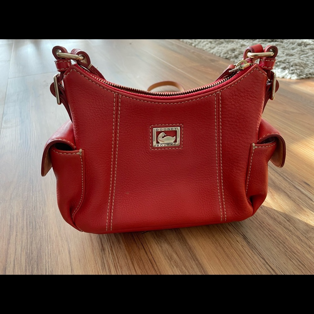 ♥️ DOONEY & BOURKE Red Crossbody - pebble leather - Picture 9 of 11
